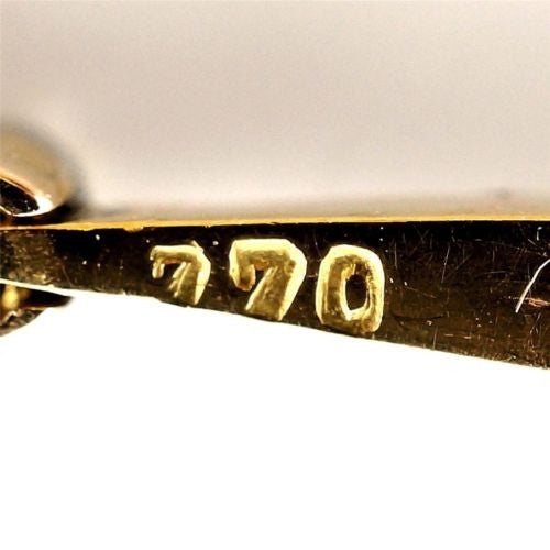 Antique Victorian Platinum Gold Bow .30ct Diamond Pendant – image 5
