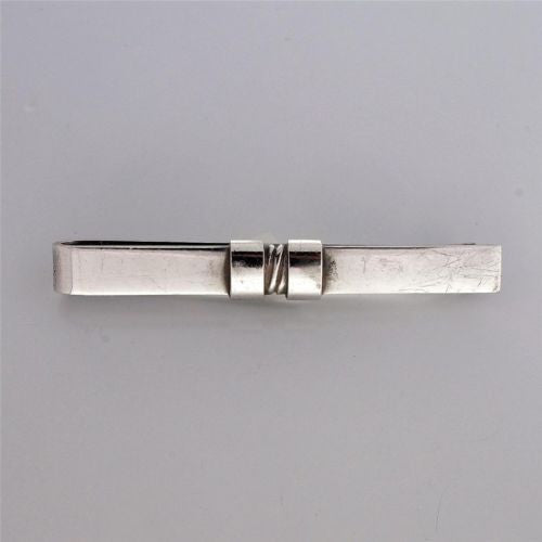 Vintage Georg Jensen Denmark 74A Silver Tie Bar
