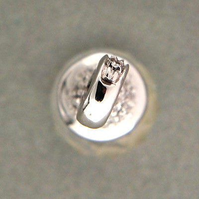Vintage Quartz Crystal Briolette 18k White Gold 0.16ct Full Cut Diamond Pendant – image 4