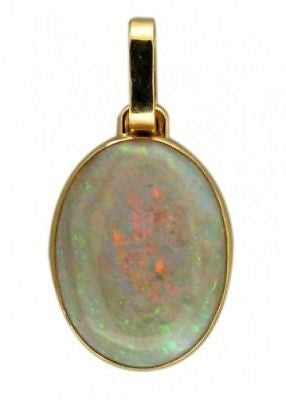Peter Suchy Black Opal Yellow Gold Pendant