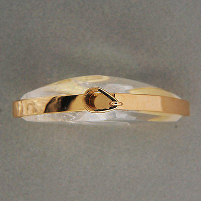 Vintage Estate 49.59ct Rare Manifestor Quartz Crystal 18k Yellow Gold Pendant – image 4