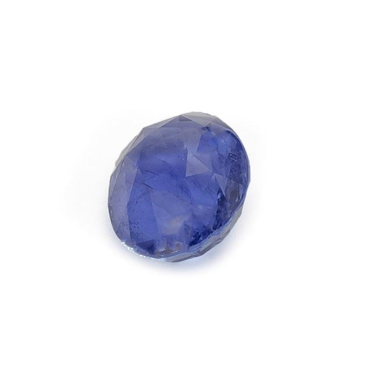 4.64 Carat Oval Loose Blue Sapphire Gemstone – image 2