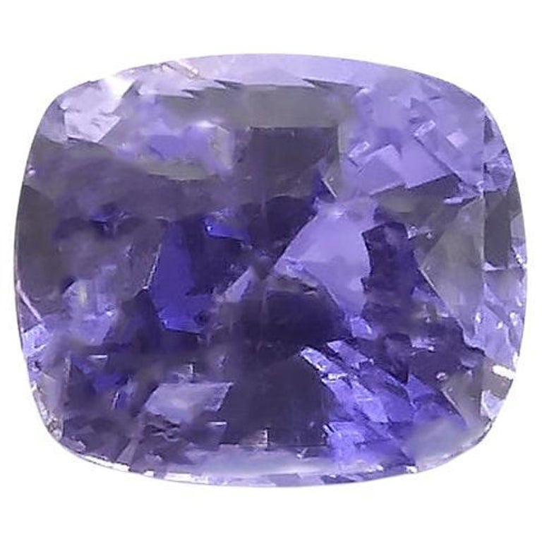 5.20 Carat Natural Cushion Cut No Heat Loose Violet Blue Sapphire Gemstone – image 3