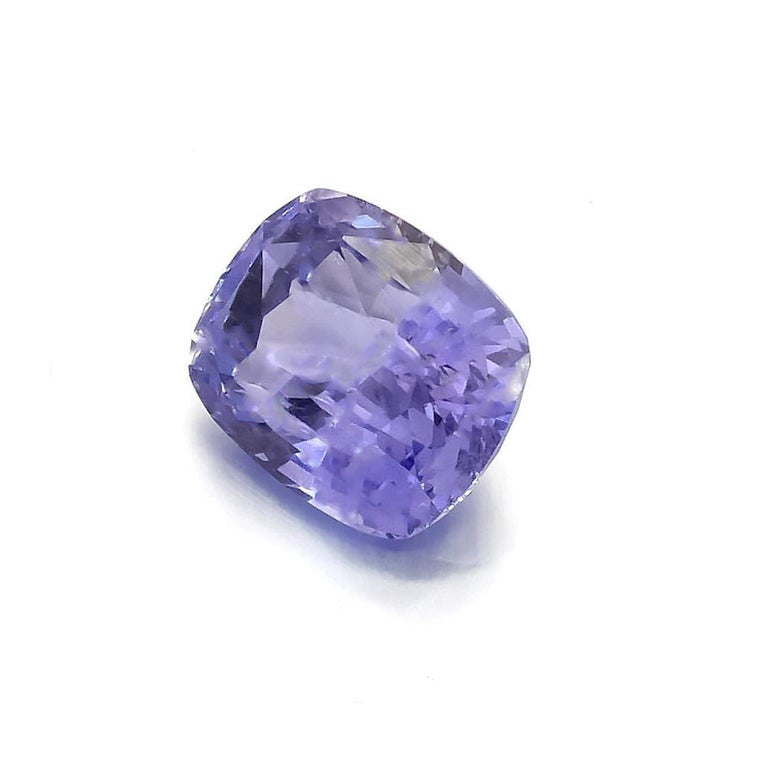 5.20 Carat Natural Cushion Cut No Heat Loose Violet Blue Sapphire Gemstone – image 4