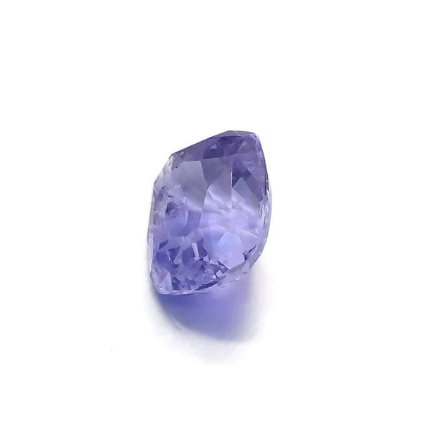 5.20 Carat Natural Cushion Cut No Heat Loose Violet Blue Sapphire Gemstone