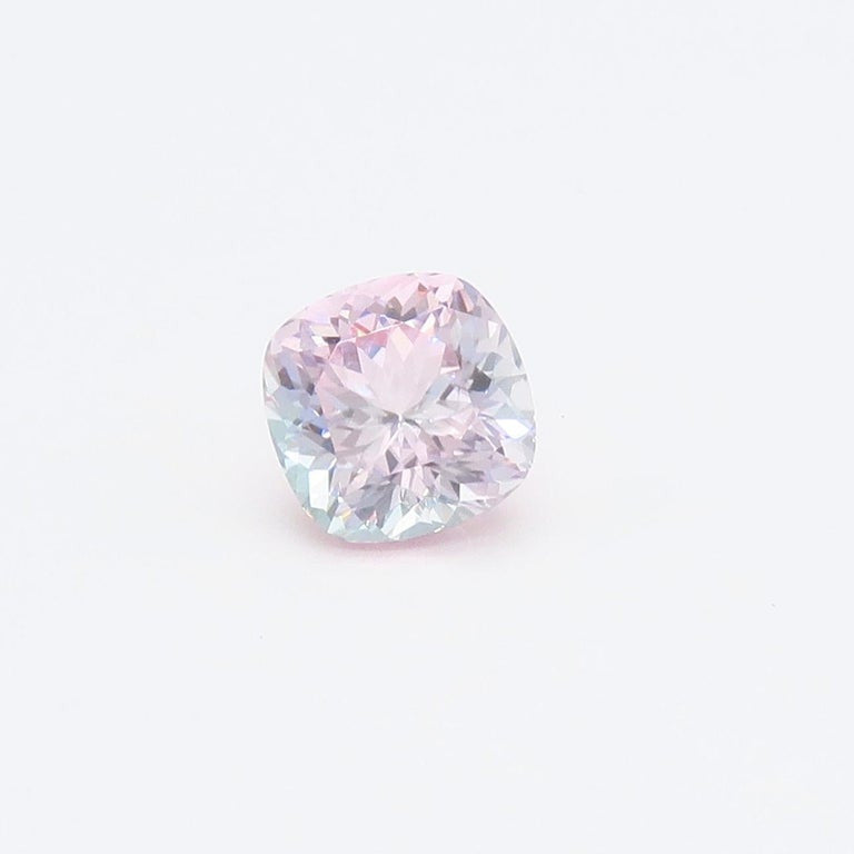 6.17 Carat Pink Cushion Cut Tourmaline Loose Gemstone