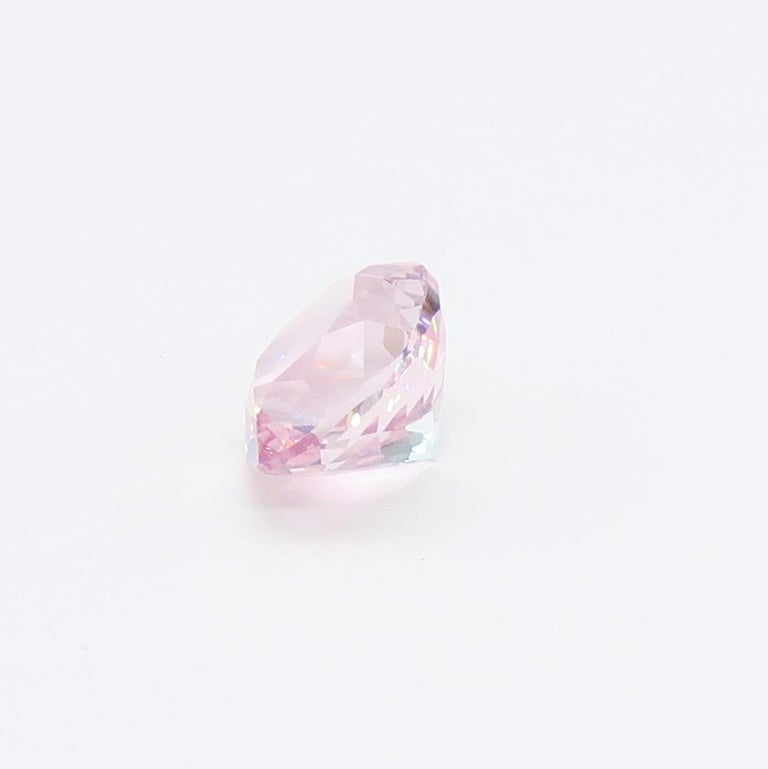 6.17 Carat Pink Cushion Cut Tourmaline Loose Gemstone – image 5
