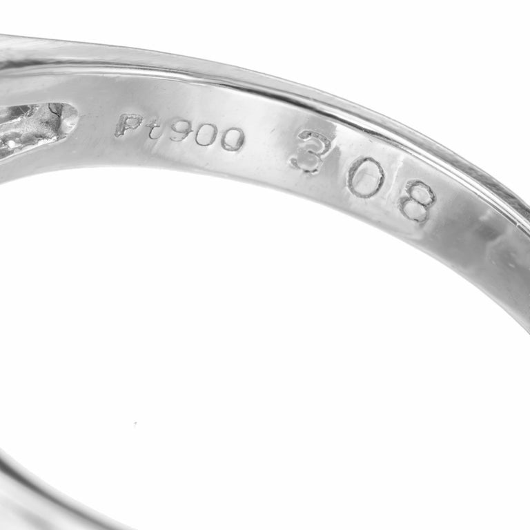 GIA Certified Jadeite Jade Diamond Halo Ballerina Engagement Ring – image 8