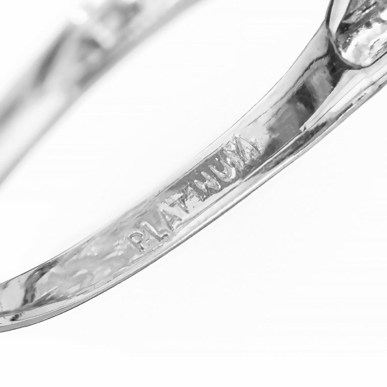 .44 Carat Diamond Sapphire Platinum Cocktail Ring – image 5