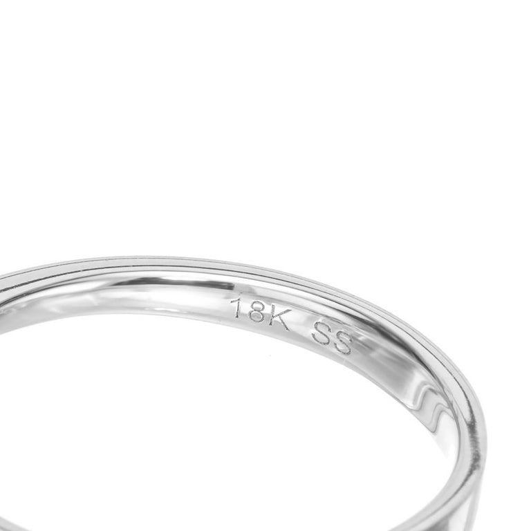 Peter Suchy 1.00 Carat Tourmaline Diamond White Gold Engagement Ring – image 6