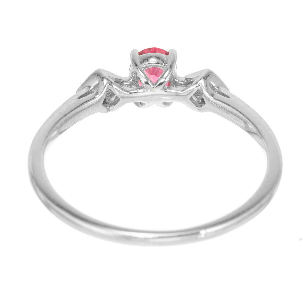 Peter Suchy .38 Carat Ruby Diamond White Gold Ring – image 5