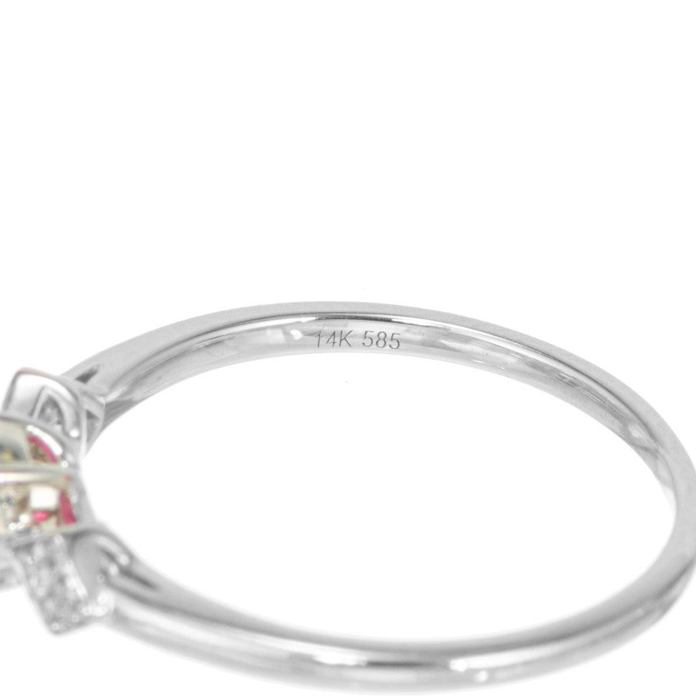 Peter Suchy .38 Carat Ruby Diamond White Gold Ring – image 6