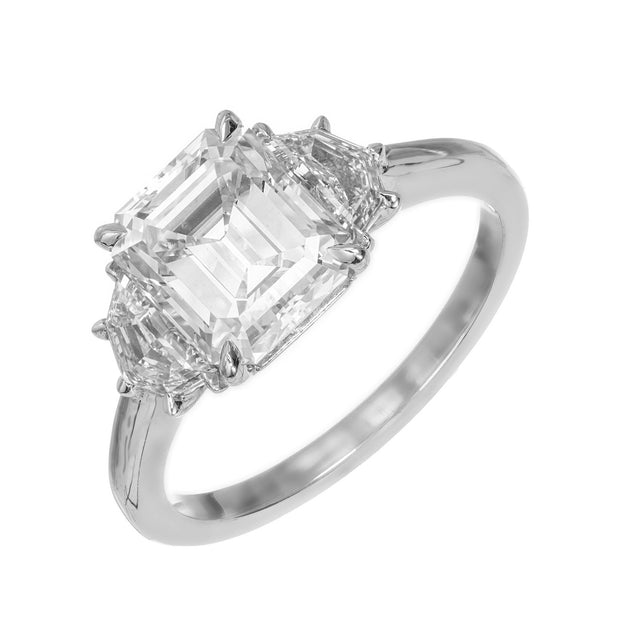 Peter Suchy GIA Certified 2.32 Carat Diamond Platinum Ring