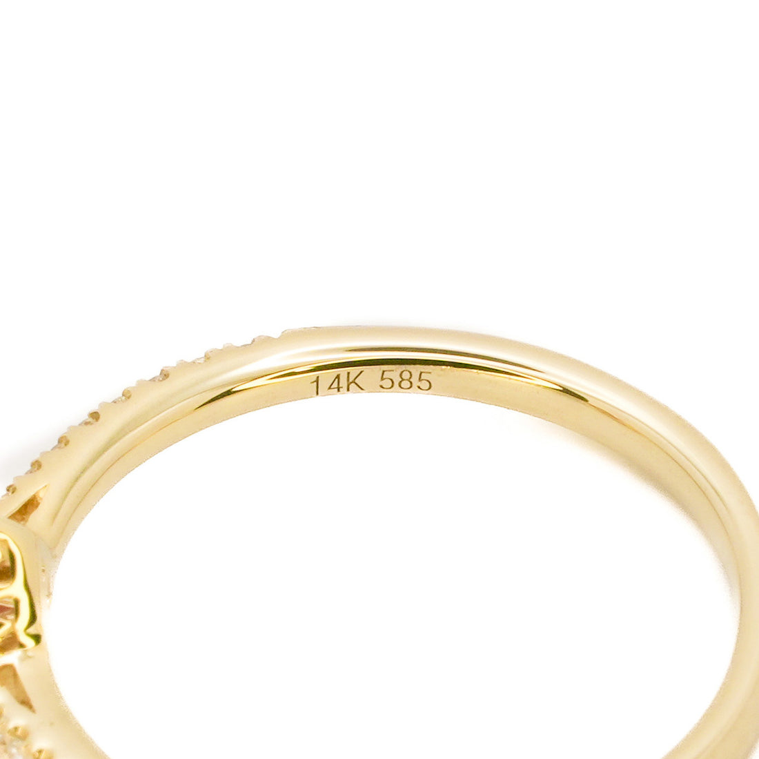 .37 Carat Ruby Diamond Yellow Gold Halo Engagement Ring – image 5