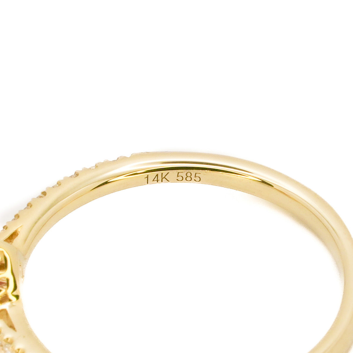 .37 Carat Ruby Diamond Yellow Gold Halo Engagement Ring – image 5
