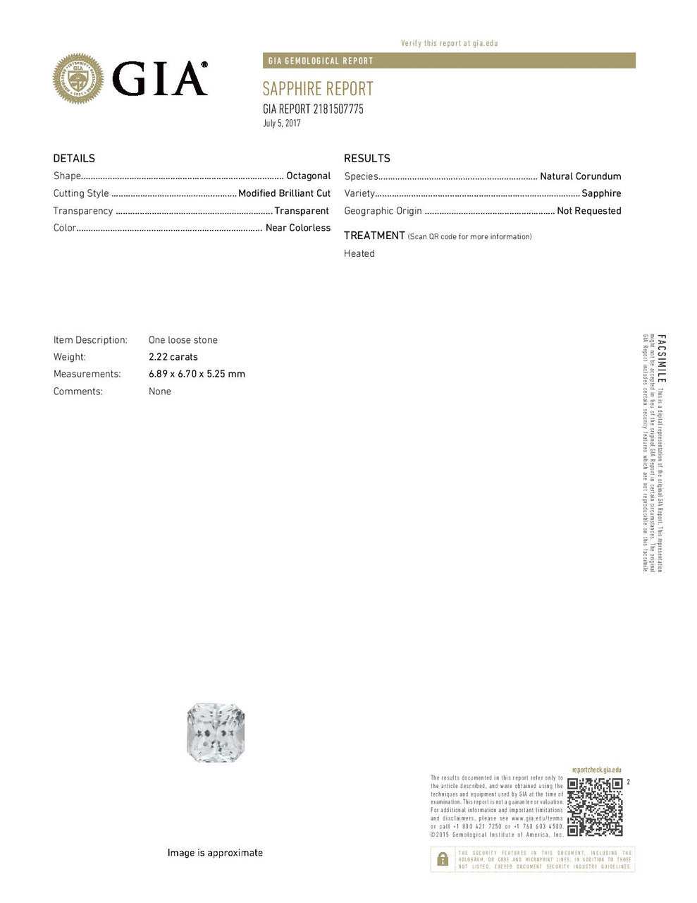 Peter Suchy GIA Certified 2.22 Sapphire Diamond Platinum Engagement Ring – image 3