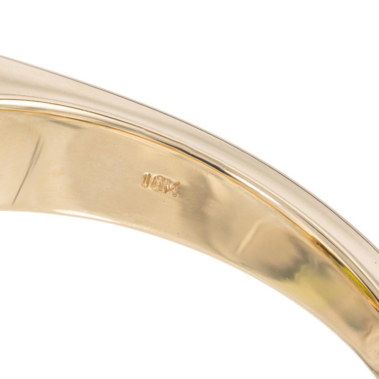 Peter Suchy 17.94 Carat Tourmaline Diamond Yellow Gold Cocktail Ring – image 5