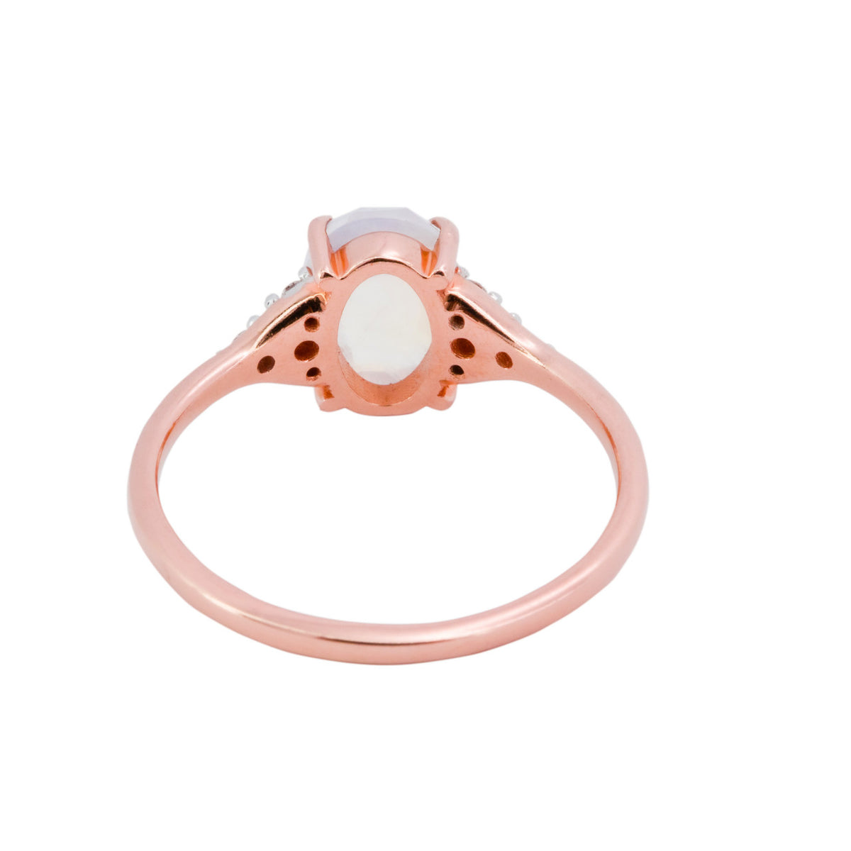 Peter Suchy 1.75 Carat Moonstone Diamond Rose Gold Ring – image 5