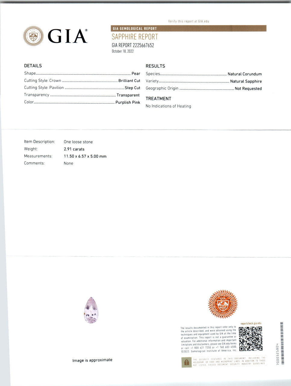 Peter Suchy GIA Certified 2.91 Carat Sapphire Diamond Gold Engagement Ring – image 4