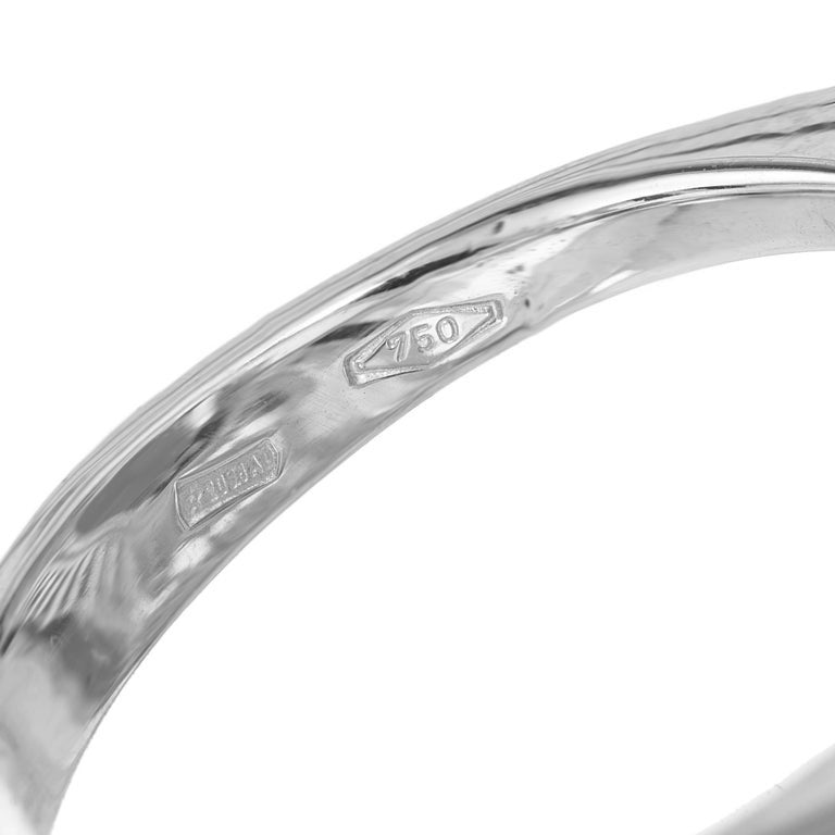 39.00 Carat Orange Rectangle Citrine Diamond Halo White Gold Cocktail Ring – image 6