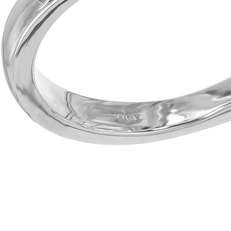 Peter Suchy 41.28 Carat Aquamarine Diamond Cocktail Platinum Ring – image 9