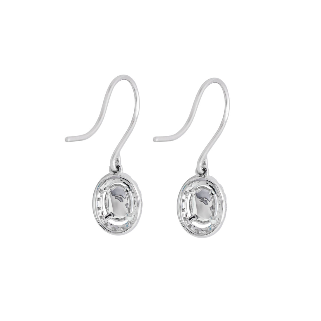 Peter Suchy .61 Carat Opal Diamond White Gold Dangle Earrings – image 4