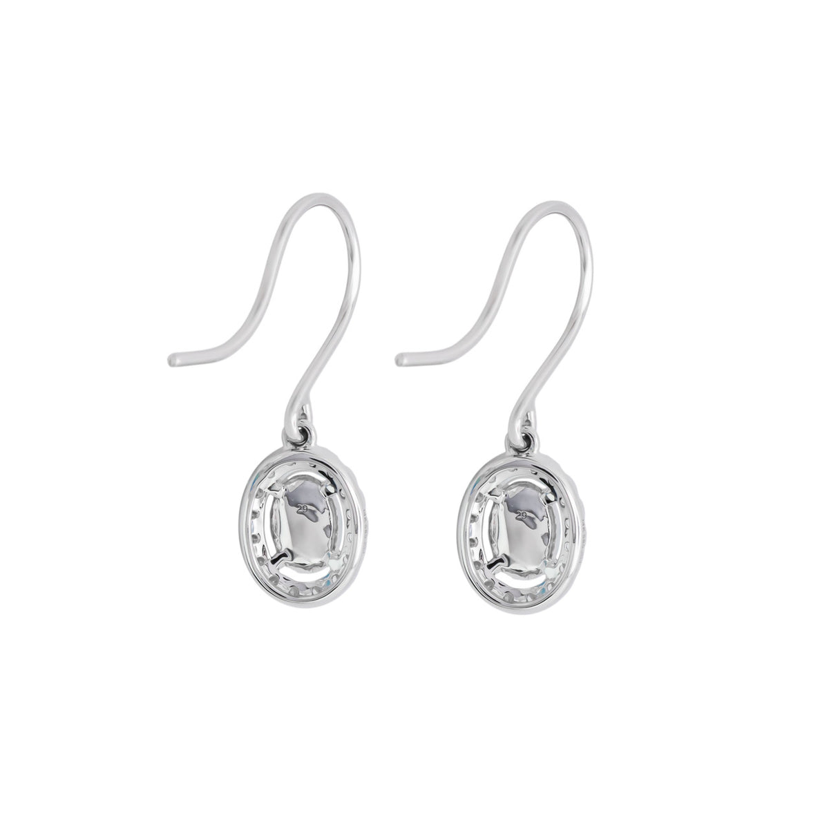 Peter Suchy .61 Carat Opal Diamond White Gold Dangle Earrings – image 4