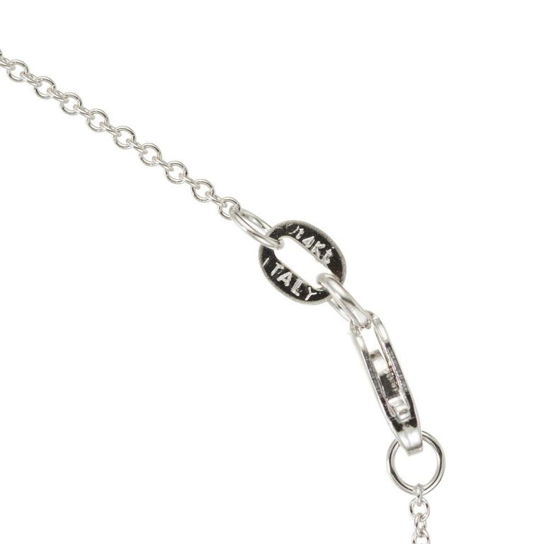 Peter Suchy 1.54 Carat Green Tourmaline Diamond White Gold Pendant Necklace – image 7