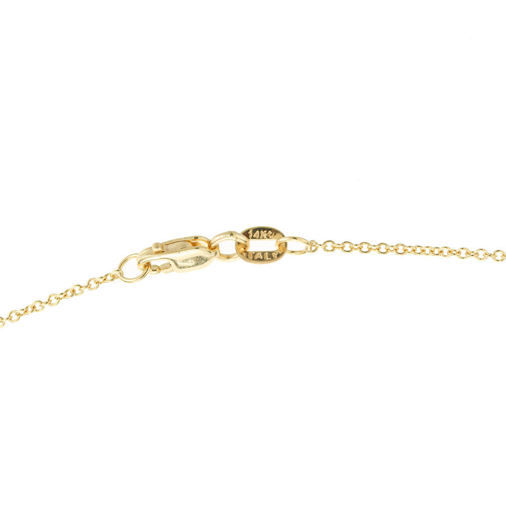 3.00 Carat Moosnstone Diamond Yellow Gold Pendant Necklace – image 5
