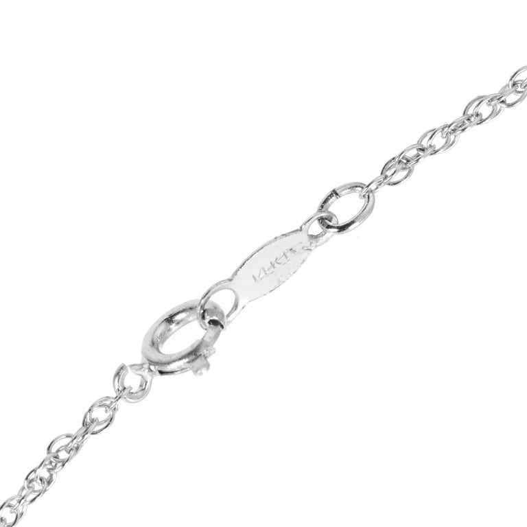 GIA Certified 5.44 Carat Oval Sapphire Diamond White Gold Pendant Necklace – image 6