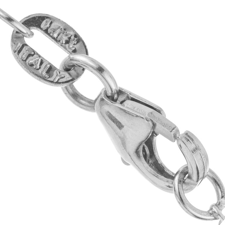 Peter Suchy 6.98 Carat Aquamarine Diamond White Gold Pendant Necklace – image 4