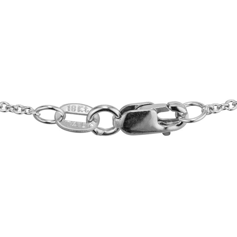 Peter Suchy .43 Carat Black Opal Diamond White Gold Pendant Necklace – image 5