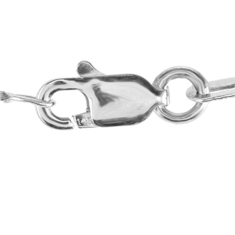 Peter Suchy GIA Certified 2.62 Carat Sapphire Diamond White Gold Necklace – image 6