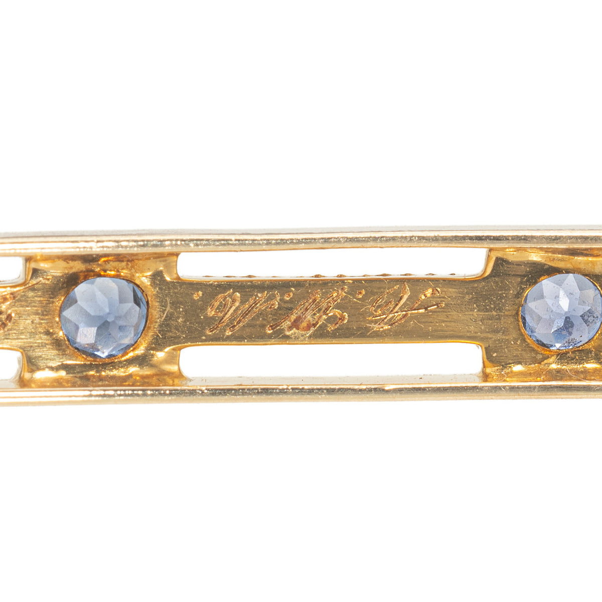 GIA Certified Montana Yogo Gulch Sapphire Hair Barrette – image 8