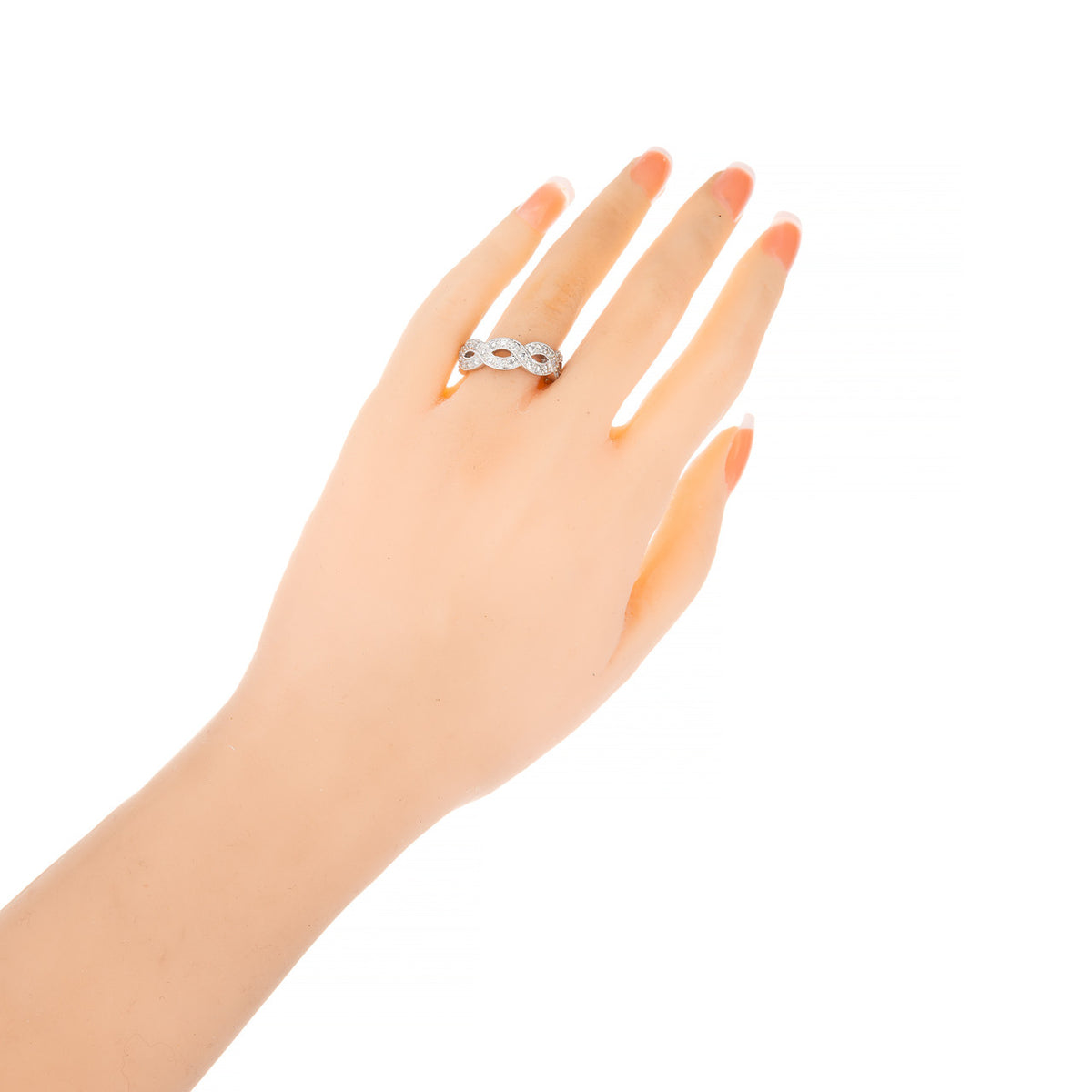 Peter Suchy 1.50 Carat Diamond Platinum Infinity Ring – image 4