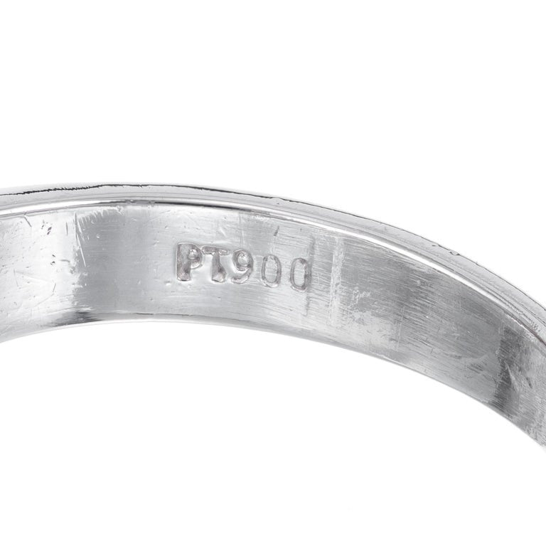 Cardow .84 Carat Diamond Platinum Wedding Band Ring – image 6