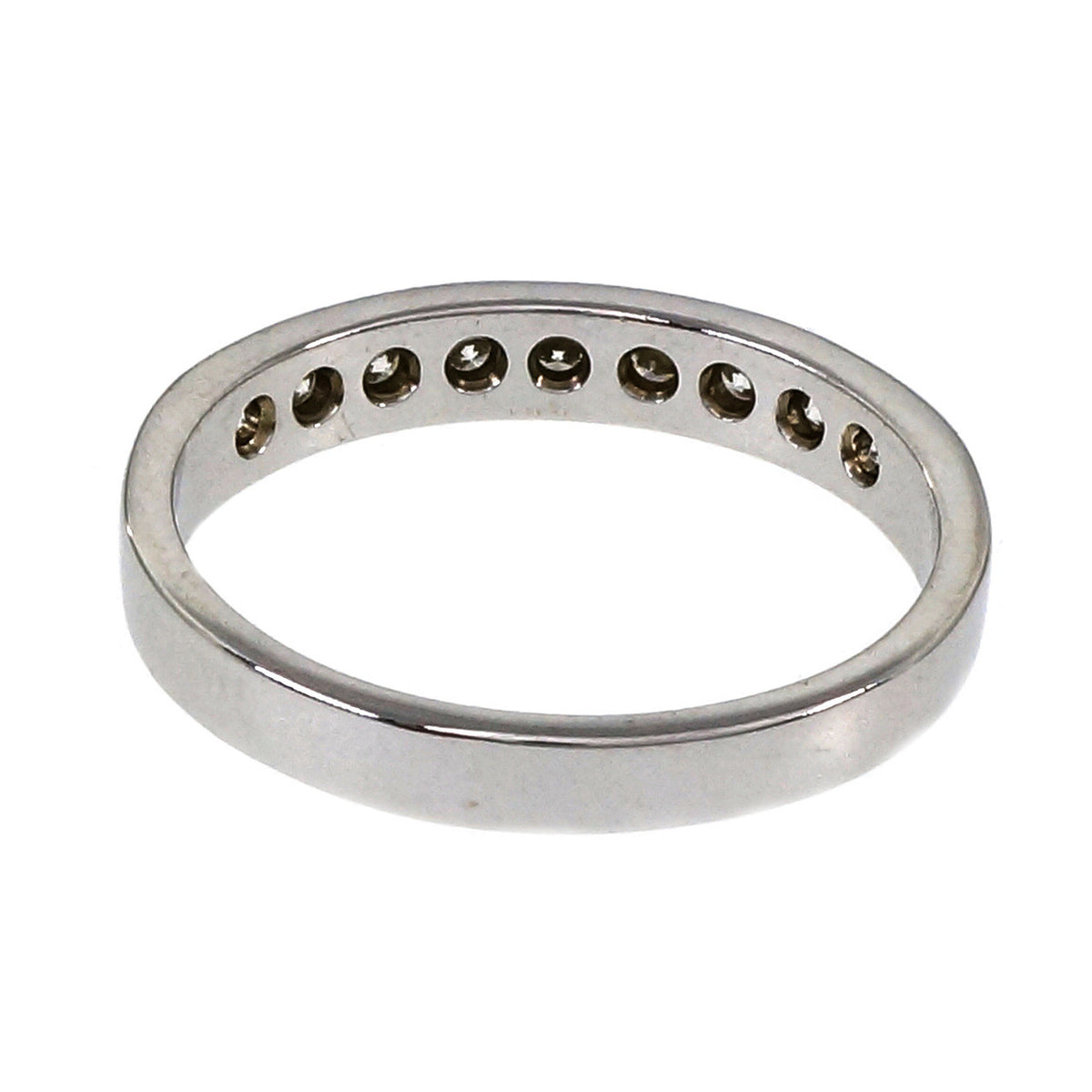 .18 Carat Diamond White Gold Wedding Band Ring – image 4