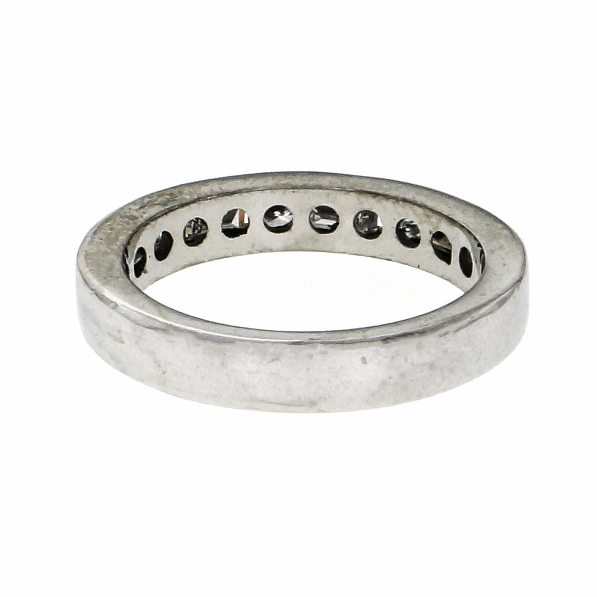 .75 Carat Diamond Platinum Wedding Band Ring – image 4