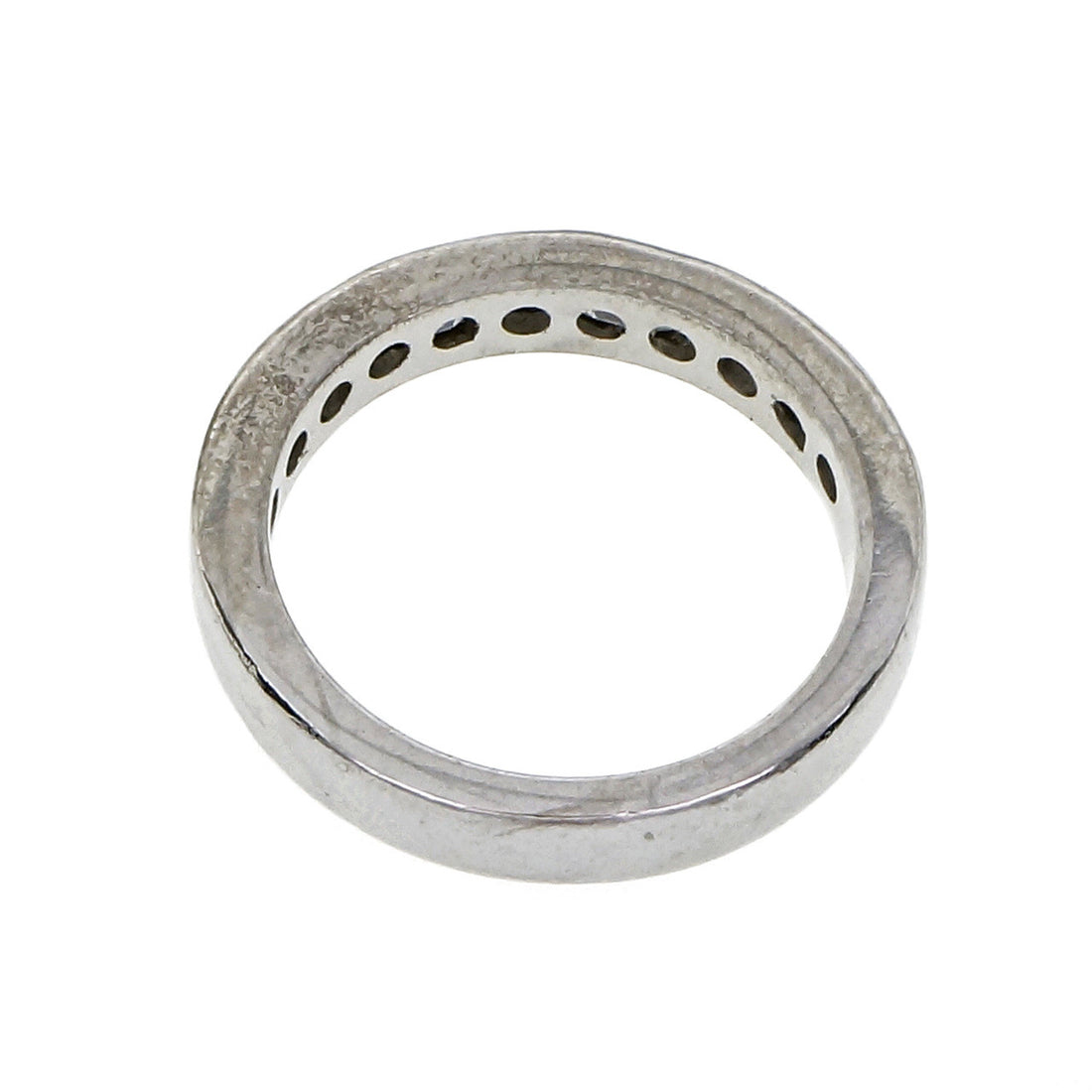 .75 Carat Diamond Platinum Wedding Band Ring – image 5
