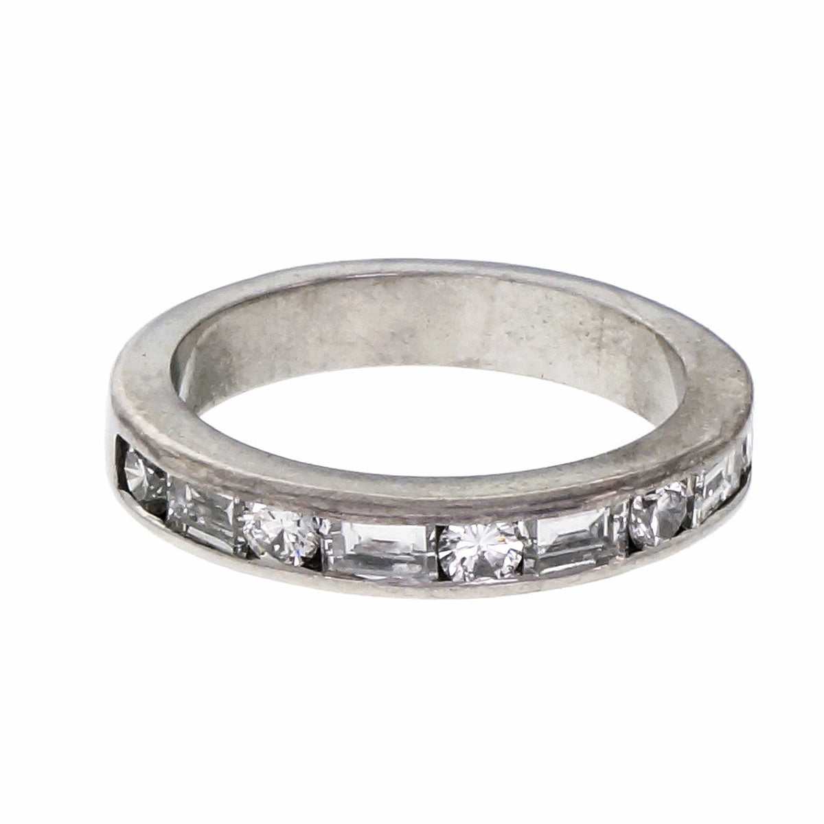 .75 Carat Diamond Platinum Wedding Band Ring