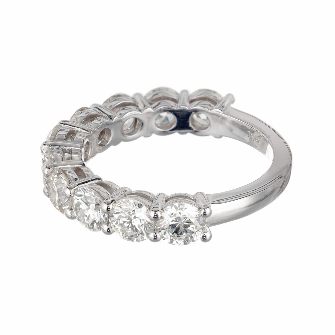 Peter Suchy 2.74 Carat Diamond Platinum Wedding Band – image 2