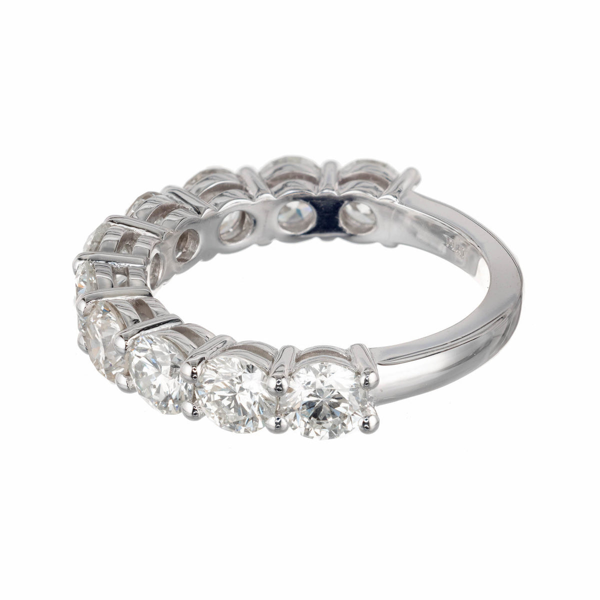 Peter Suchy 2.74 Carat Diamond Platinum Wedding Band – image 2