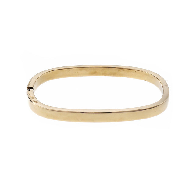 Rose Gold Bangle Bracelet 18k Pink Gold