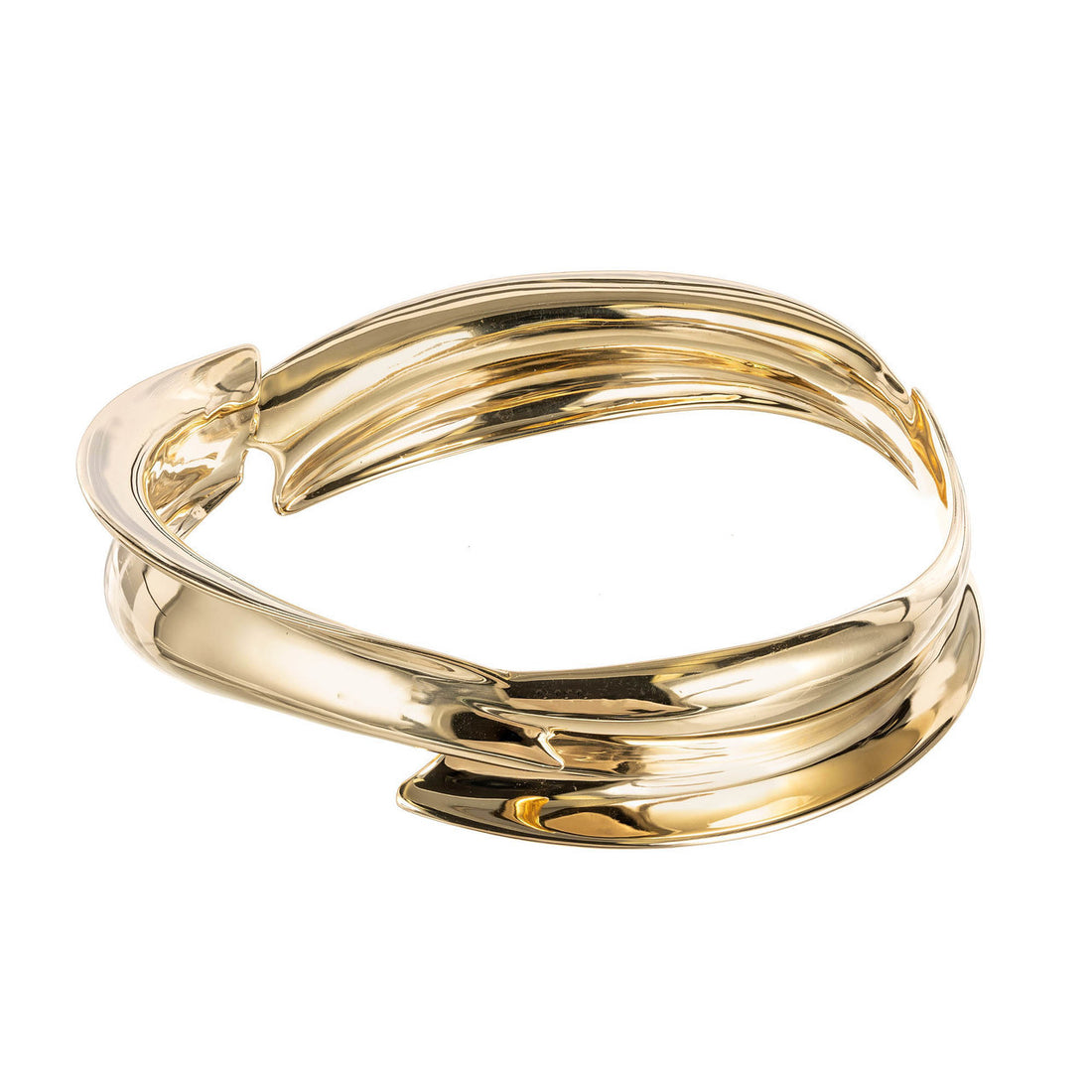 Tiffany &amp; Co. Frank Gehry Yellow Gold Bangle Bracelet – image 3
