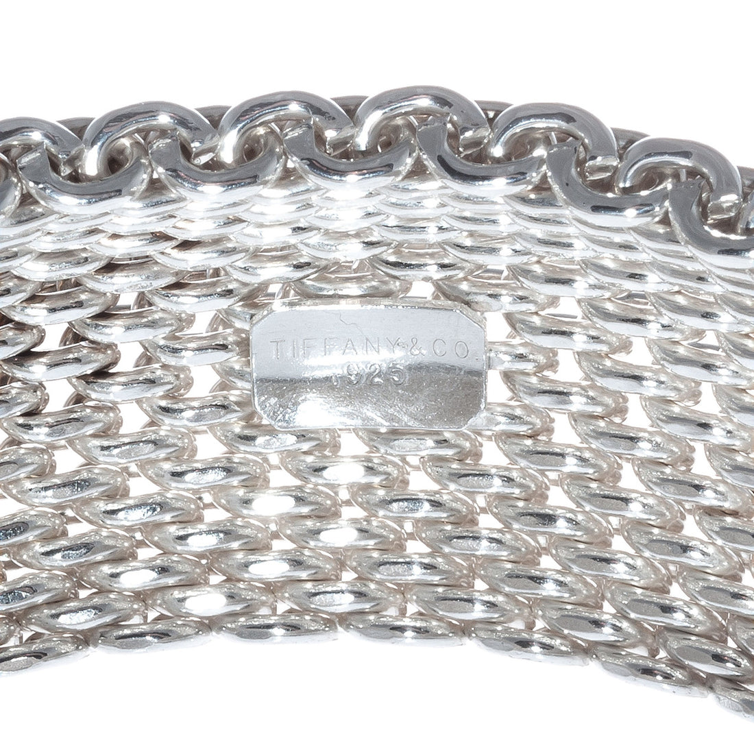 Tiffany & Co Somerset wide mesh bracelet sterling silver – image 5