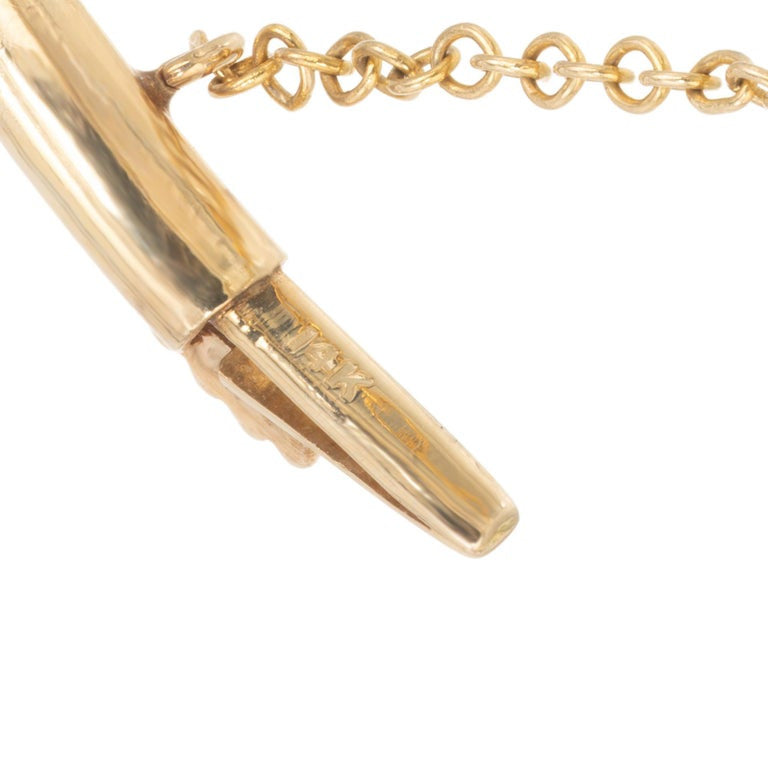 Art Deco .50 Carat Diamond Pearl Two Tone Gold Bracelet – image 6