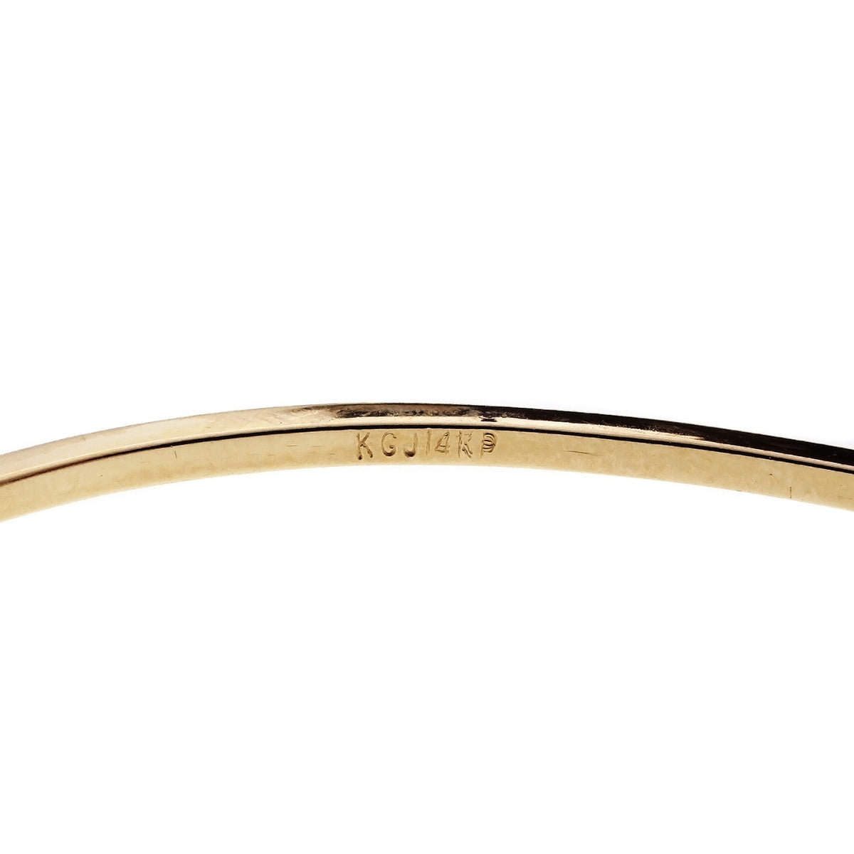 14k Yellow Gold Emerald &amp; Diamond Bangle Bracelet – image 7