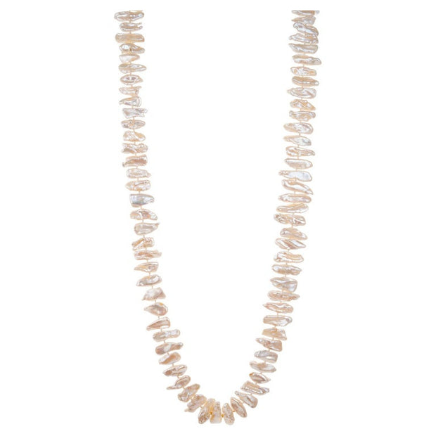 GIA Certified Freshwater Baroque Pearl Necklace