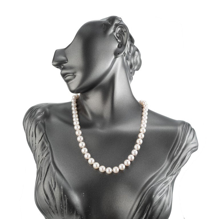 Peter Suchy .8 Carat Diamond Pearl Necklace – image 5