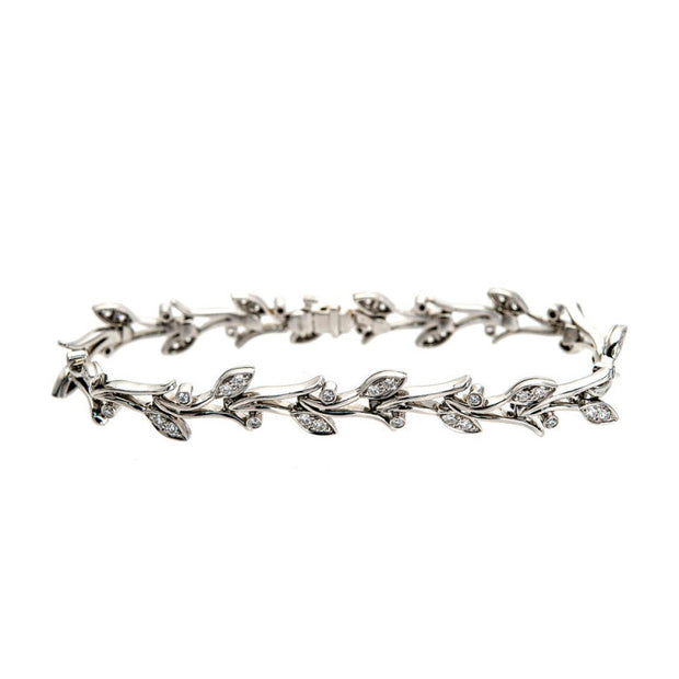Tiffany & Co. Garland Diamond Platinum Bracelet